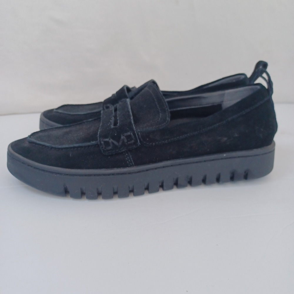 Vionic Uptown Black Suede Loafer Slip On Shoes Women Size 6 - Picture 2 of 14